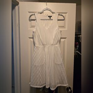 White dress with pockets